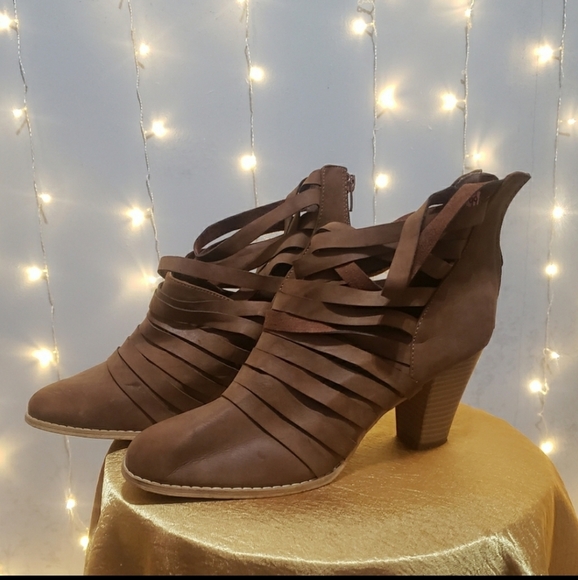 Mi.iM brown heels size 10 - Picture 1 of 5
